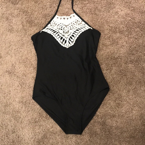 New Lalavava one piece black swimsuit size XL - Picture 2 of 8